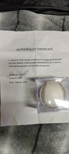 Ernie Harwell Signed Autographed Official ML Baseball Inscribed HOF 1981 