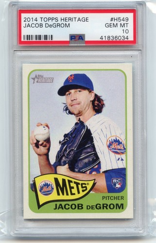Jacob DeGrom #H549 2014 Topps Heritage card
