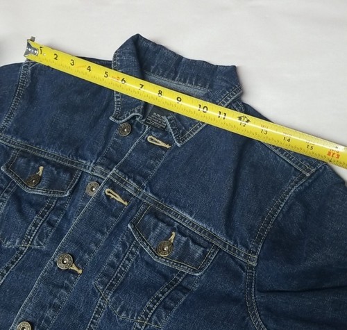 Jean Jacket PB Basics Size XL(16-18) Dark Wash. Youth - Picture 12 of 13