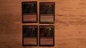 4x FOIL Dread Slaver - Avacyn Restored - CHINESE RARE - NM Playset OOP MTG