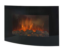 Eurom Elektrisches Kaminfeuer Valencia Wandmontage 88,3x56x14,5cm 2000W
