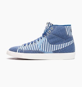 Nike Blazer Mid Premium Vintage QS Denim Patchwork Blue 638322-402 Men's Size 10 | eBay