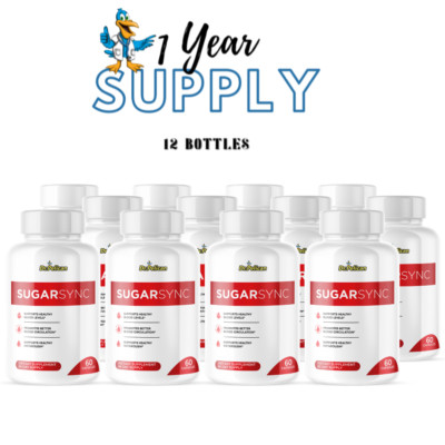 SugarSync- Blood Support- 12 Bottles- 720 Capsules