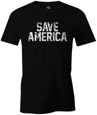 Save America Novelty Black T-Shirt