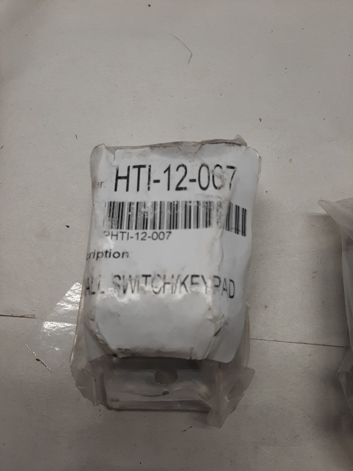 Wall Switch, Key Pad Control Assembly, HHT, HTI 12-007, OEM ...