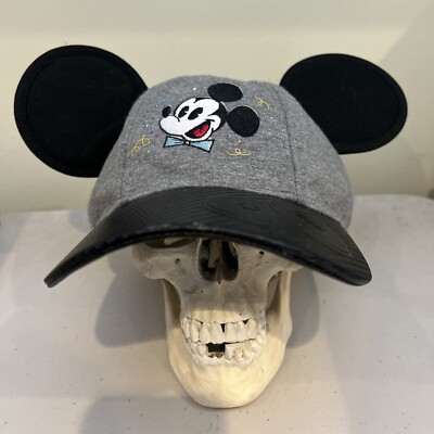 Disney Parks Hat Mickey Mouse Ears 90th Celebration 2019 Adult Snapback Cap 