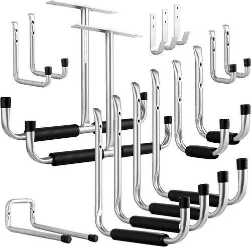 Rail à Persiennes En Acier 32 Pouces – Rangement Mural Garage – Lot De 2
