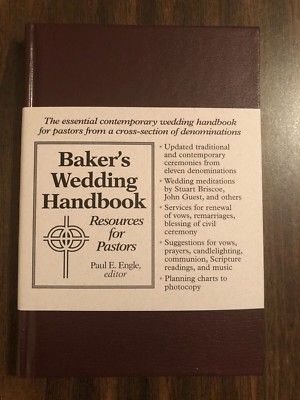 Baker's Wedding Handbook - $16.99 Retail - Hardcover - Pastors Ministers Manual