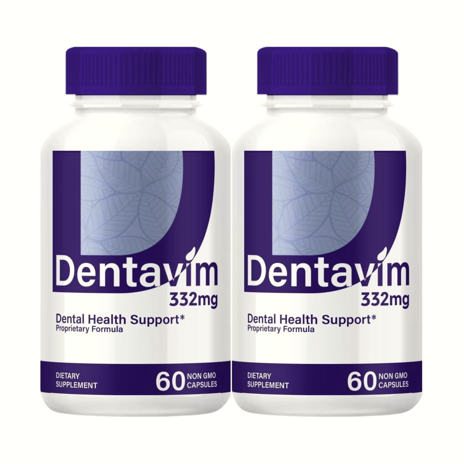 2-Pack Dentavim Advanced Dental Support for Healthy Teeth & 