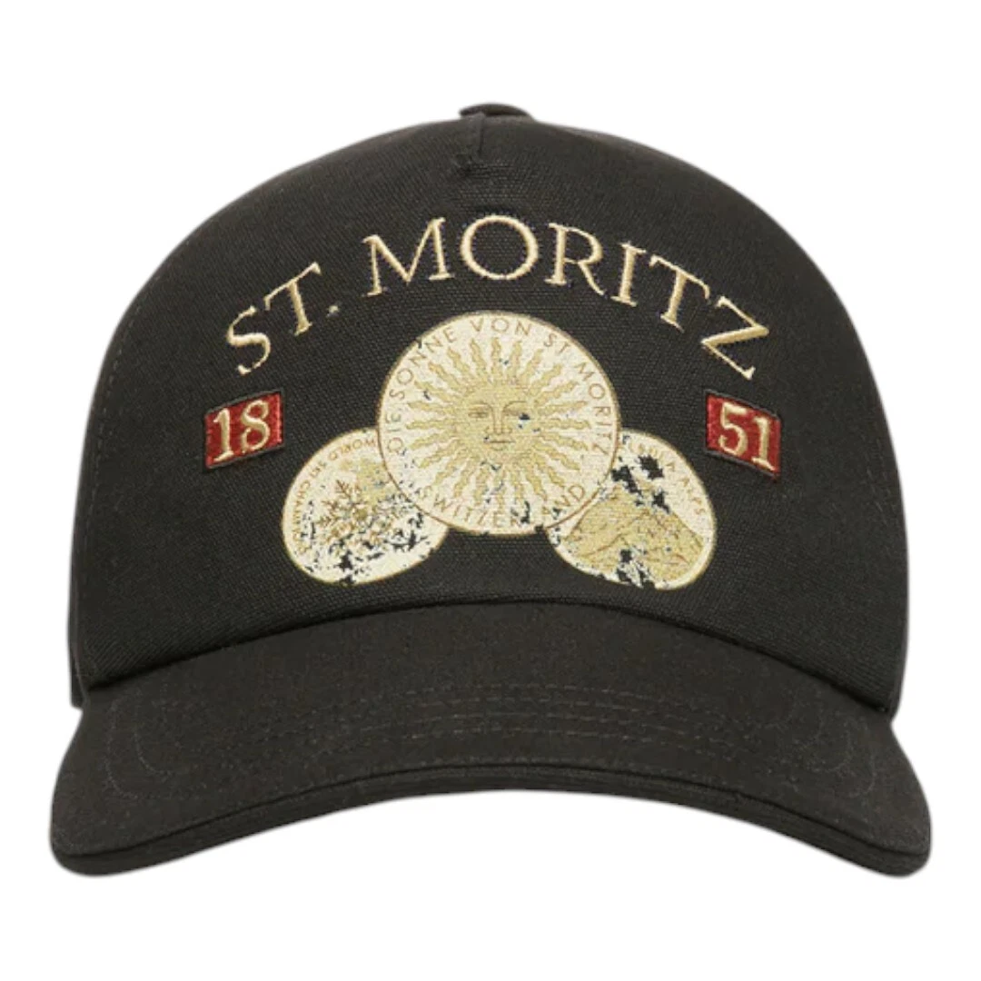 Bally 6302914 Men's St Moritz Black Baseball Cap MSRP $300
Opens in a new window or tab