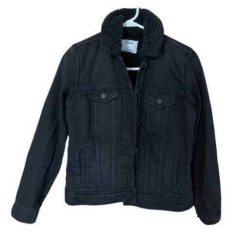 Old Navy Women's XS Jean Jacket Black 