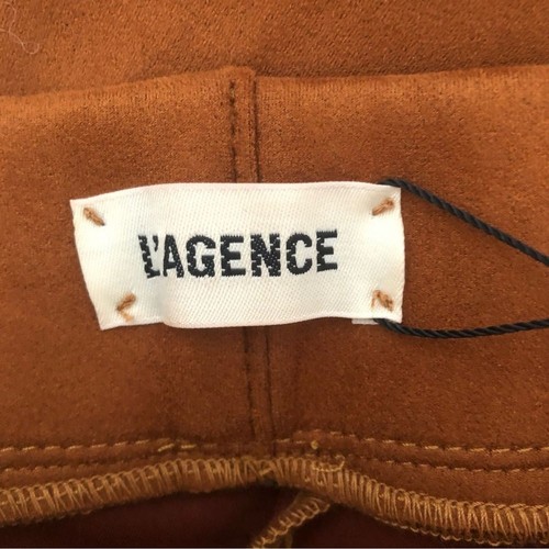 L'Agence Mini High Rise Crop Pull On Hose Cognac Neu mit Etikett Größe Small - Bild 3 von 6