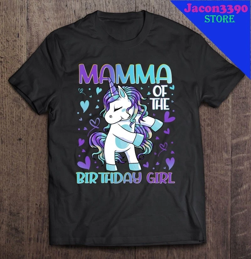 mom of the birthday girl unicorn