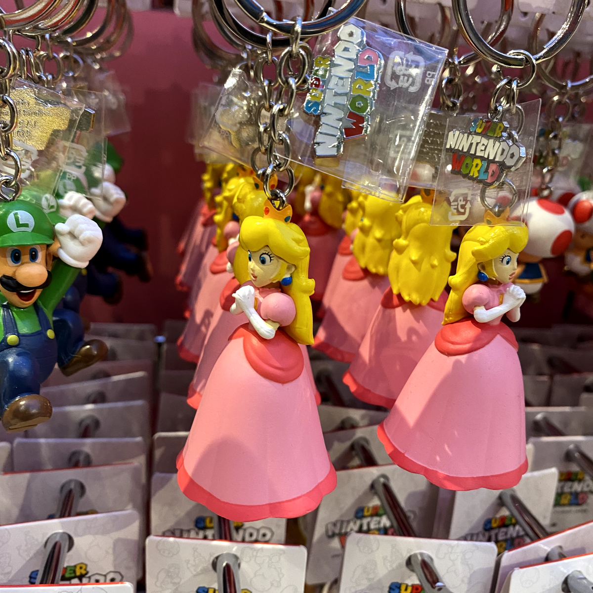 Super Nintendo World Limited Edition Keychain Set of 5 USJ Super