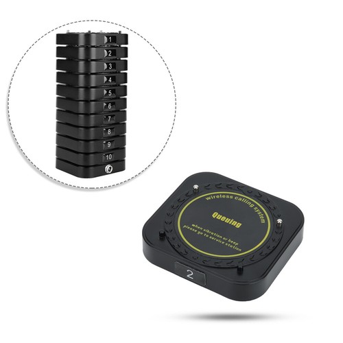 Restaurant Guest Call Wireless Paging Queuing Calling System 10/20/30 Pagers - Picture 7 of 15
