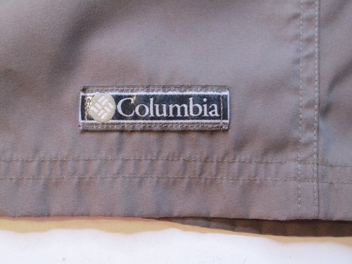 COLUMBIA Swim Trunks Shorts Men XL Beige Zip Pockets Outdoors Hiking Fishing - Picture 10 of 16