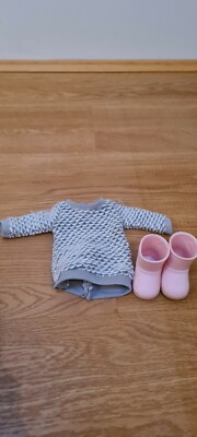 Our generation strick dress and boots