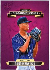 2021 Panini Diamond Kings #DDK-CI Triston McKenzie Debut Diamond Kings