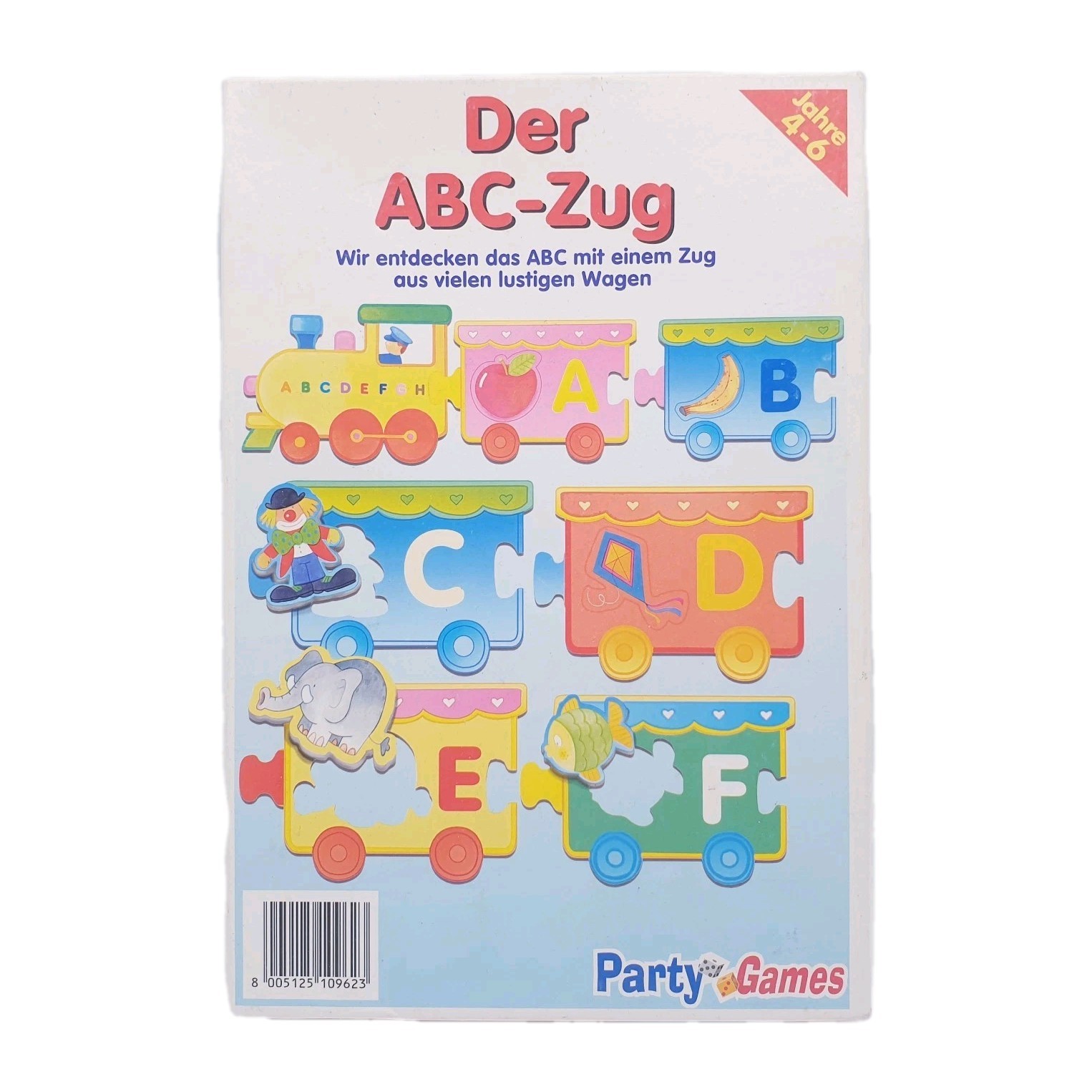  ABC-Zug Lernspiel Alphabet Puzzle Kinder ab 4 Jahre Party Games Lesen Lernen