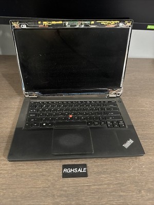 Lenovo Thinkpad UNKNOWN MODEL Severe bezel damage UNTESTED AS IS FOR PARTS