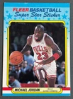 1988-89 Fleer Sticker #7 MICHAEL JORDAN