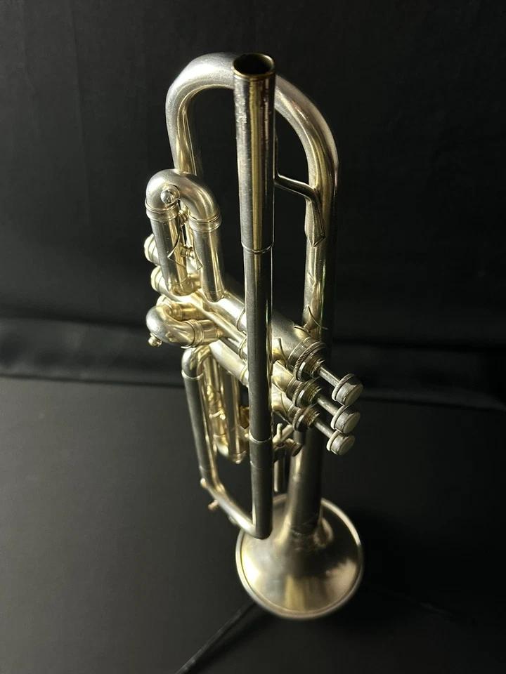 Trompeta de plata Frank Holton (de colección, finales de 1920) Foto 4 de 4
