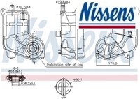 Nissens 996287 AusgleichsbehäLter FüR KüHlmittel AusgleichsbehäLter