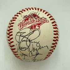 1988 Los Angeles Dodgers World Series Champs Team Signed W.S. Baseball JSA COA