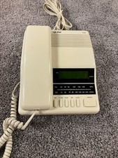 Vtg AT T Model:CRT 330 Desk Corded Telephone Digital Clock Alarm withAM/FM Radio