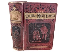 ANTIQUE CLASSIC: THE COUNT OF MONTE CRISTO BY ALEXANDRE DUMAS 1870’s