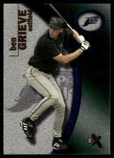 Ben Grieve 2001 Fleer E-X #14 Devil Rays MLB READ FREE SHIPPING AutographDen