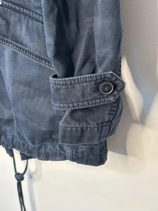 Hugo Boss Orange Mens Navy Hooded Full Zip Jacket Cotton Blend Size M 36R thumbnail 4