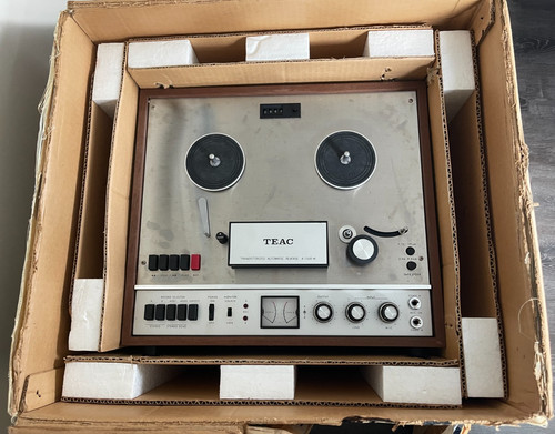 Vintage TEAC A-1500 W 4-Track Reel to Reel Stereo Tape Deck W/ BOX Excellent NEW