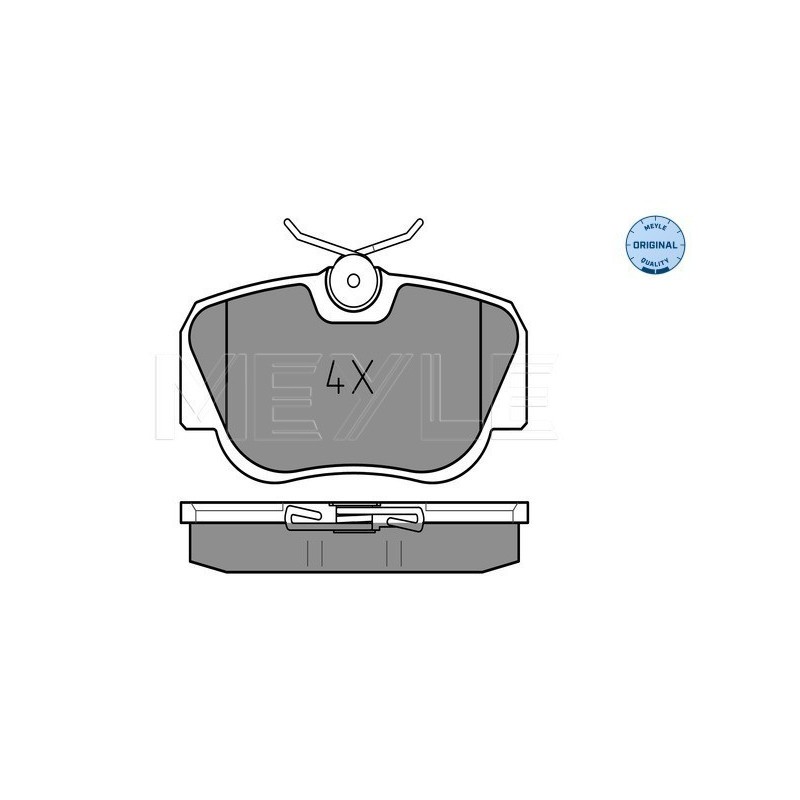 MEYLE 025 210 5517 Brake Pads Set Front for Mercedes 190