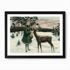 Happy Christmas To You 2 Art Print Framed Wall Art Poster Canvas Print Picture