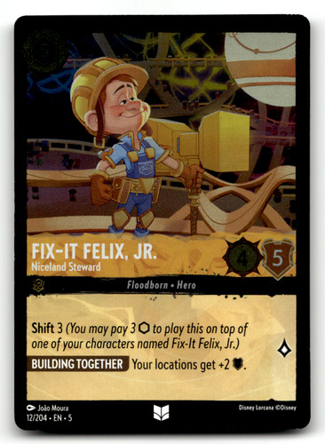 Fix-It Felix, Jr. - Niceland Steward 12/204 Shimmering Skies Cold Foil
