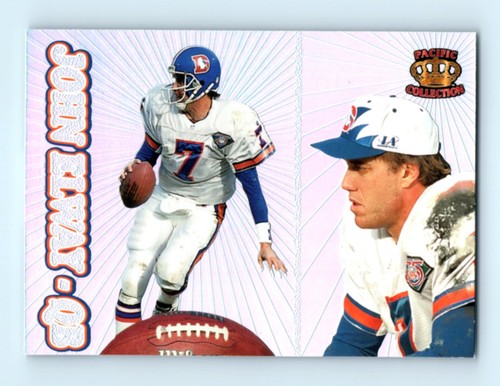 1995 Pacific Prisms - John Elway #23 Silver Refractor