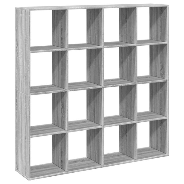 BüCherregal Grau Sonoma 137,5X29X137,5 Cm Holzwerkstoff Standregal-image