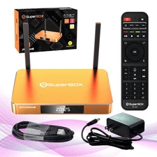 Newest SuperBox S7 Prime 2026 4G RAM+128G ROM Voice Remote& 7-day Time Shift 6K