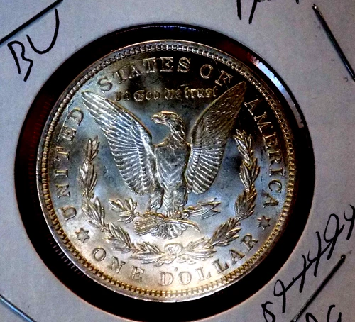 MORGAN SILVER DOLLAR 1921 D GEM BU MS+++++ BEAUTY NICE COIN HIGH GRADE 90%