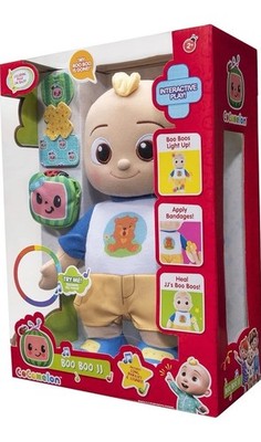 CoComelon Official Boo Boo JJ Plush Doll Interactive Toy Doctor Pretend Play New