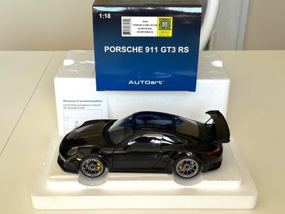 AUTOart Porsche 911 (991.1) GT3 RS Gloss Black 1:18 RARE NEW 78164