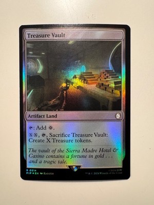 Magic MTG   Treasure Vault   Fallout 314   R Foil   ENG   MINT