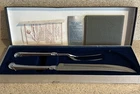 Towle Sterling Silver Fork (10 Inch) Knife (14 Inch) Carving Set. Weight 10 oz.