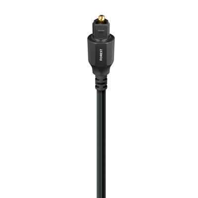 AudioQuest Forest Optical Toslink Fiber-Optic Cable + Mini-Adaptor (1x Male Tosl