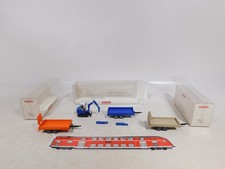 Wiking 1:87 H0 3x Modell 658 Mini-Bagger Tandemtrailer 666 NEUW+OVP #EG879-0,5