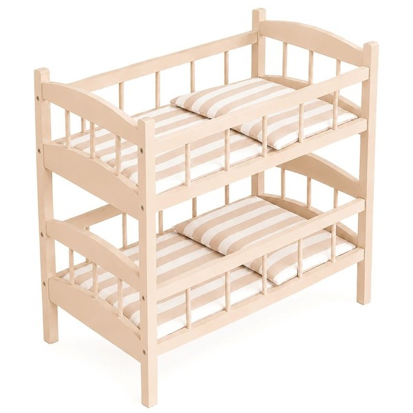 "Howa Puppen Etagenbett Aus Holz \"Stripes\" Teilbar - FüR Puppen Bis 48 Cm 24403"-image