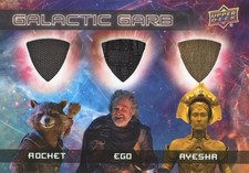 UPPER DECK GUARDIANS OF THE GALAXY VOL2 ROCKET - EGO - AYESHA #TM-13 TRIO RELIC
