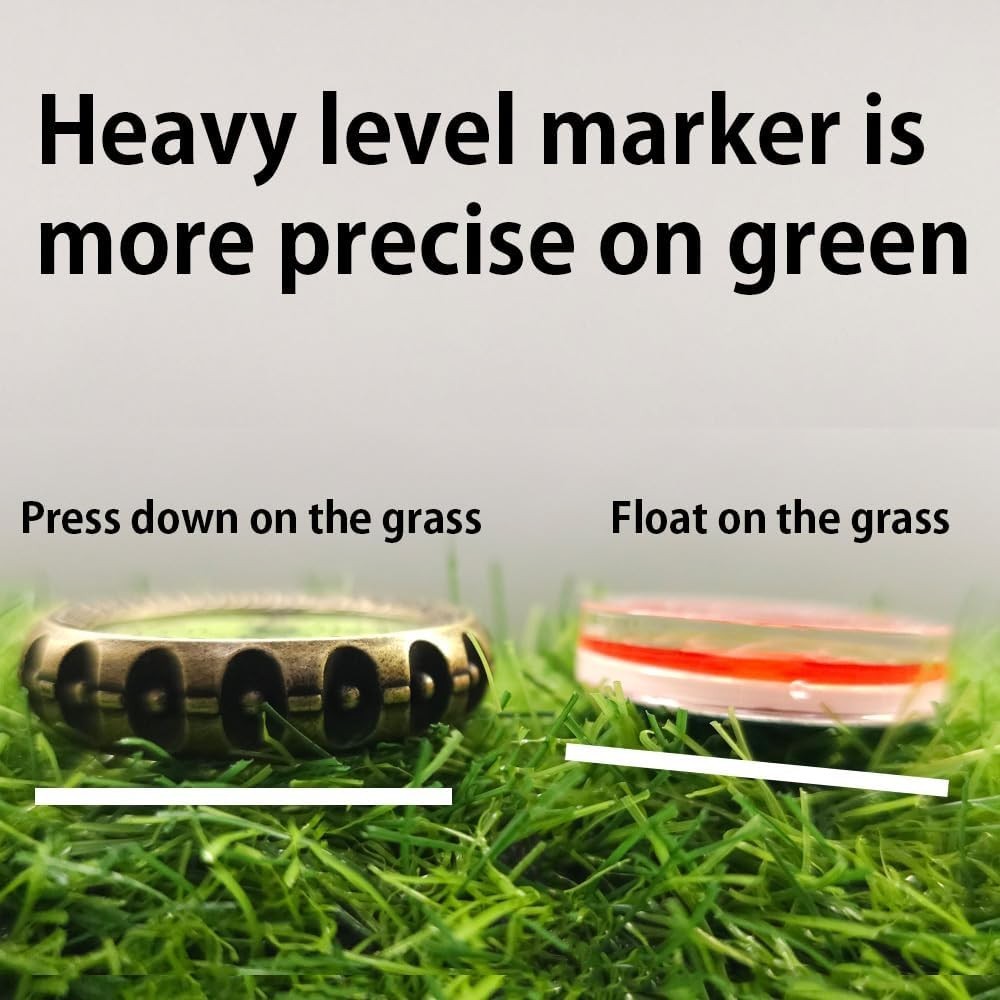 Slopemaster Progreen Reader - Golf Hat Clip Ball Marker with High Precision Gree