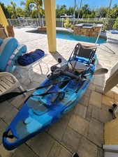 Pedal Drive Kayak for Sale. Excellent Condition. 10'. Long. Used Twice.